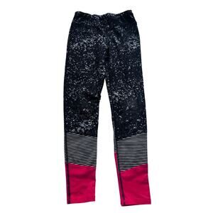 Champion Girls' Speckled Leggings - Black, Pink, Gray